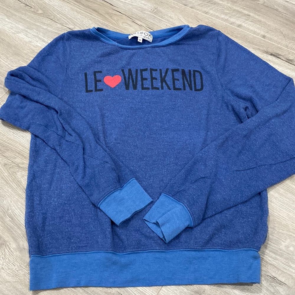 Wildfox Le Weekend sweatshirt size small